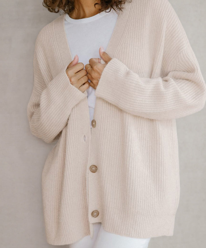 Krystal | Damen Cardigan mit Knöpfen