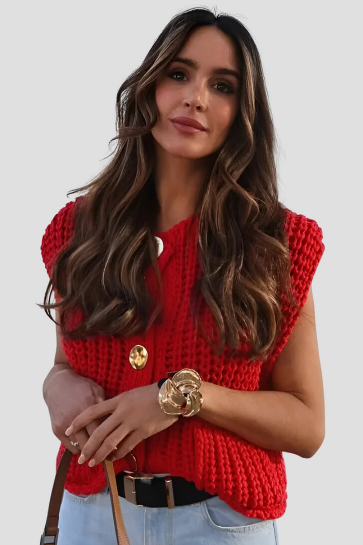 Sweetcaroline | Trendy Strickweste für Damen
