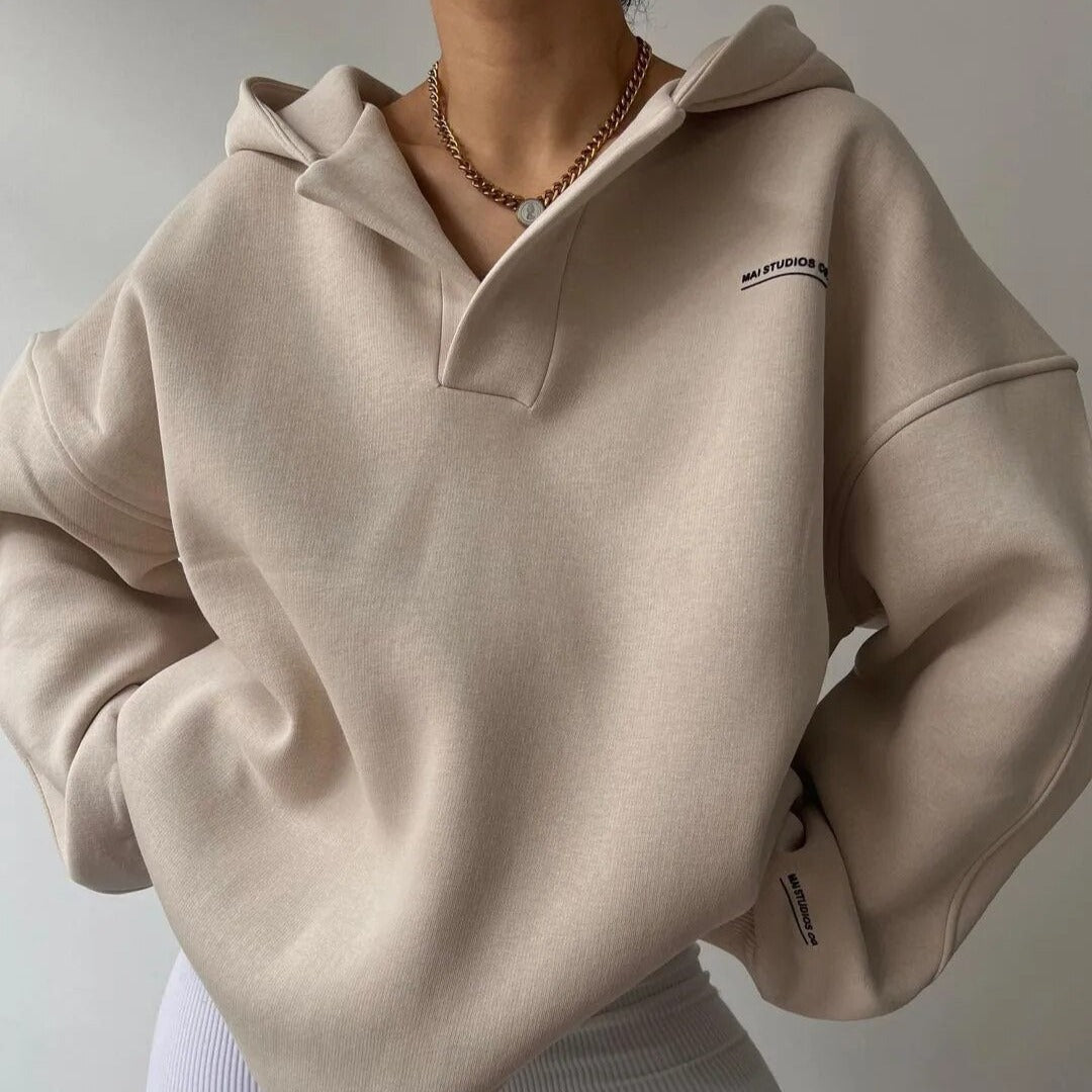Flavia | Übergroßer Kapuzenpulli für Frauen