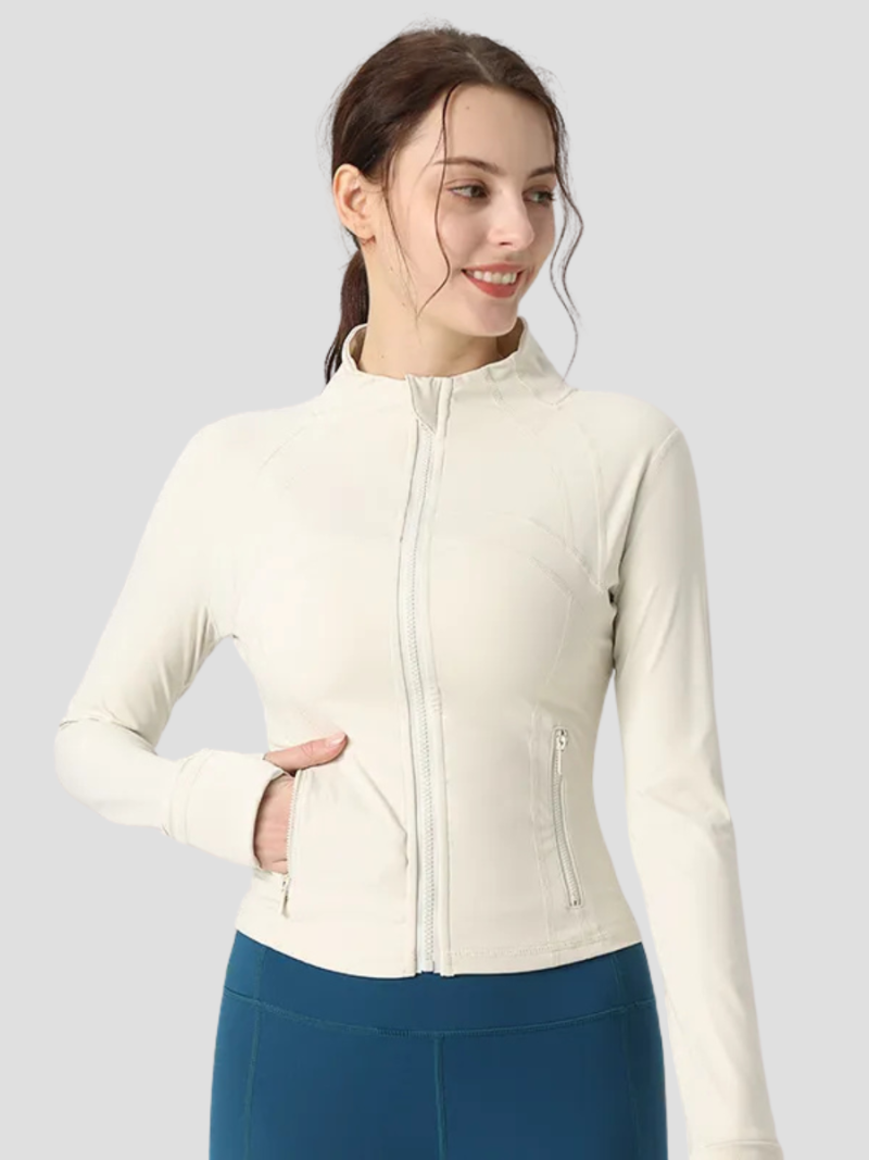 Yvaelia | Figurbetonte Fitnessjacke Damen