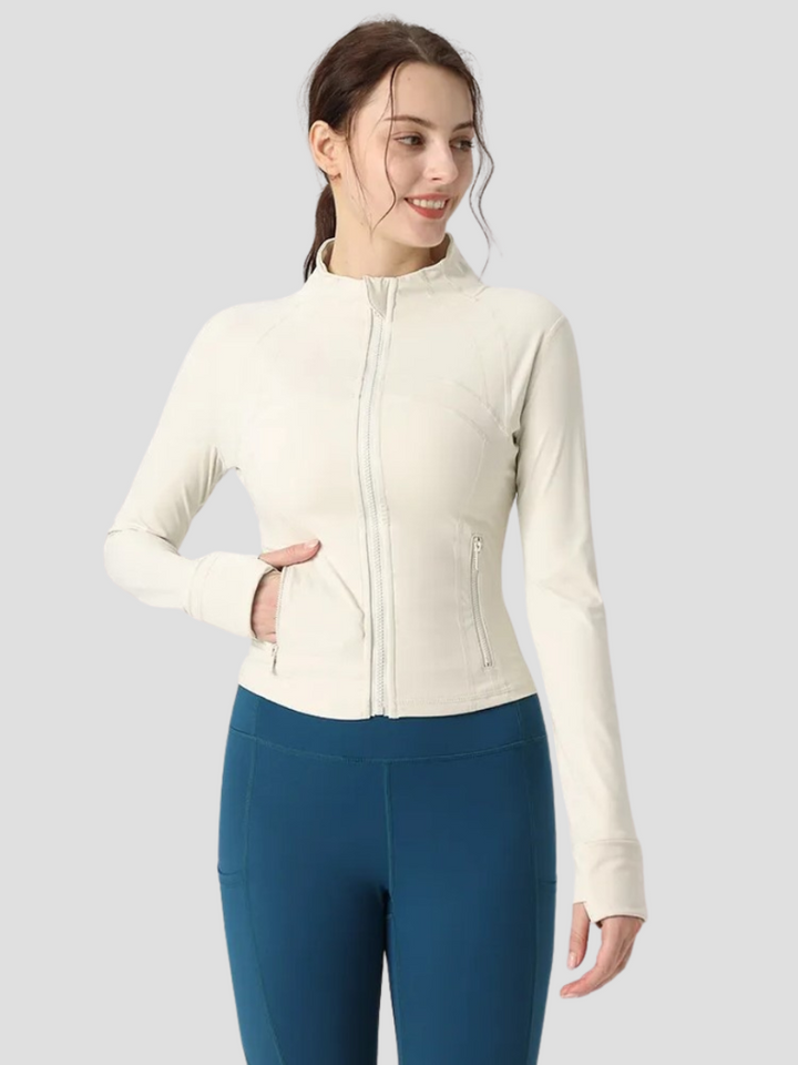 Yvaelia | Figurbetonte Fitnessjacke Damen