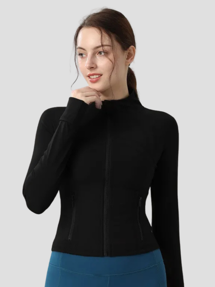 Yvaelia | Figurbetonte Fitnessjacke Damen