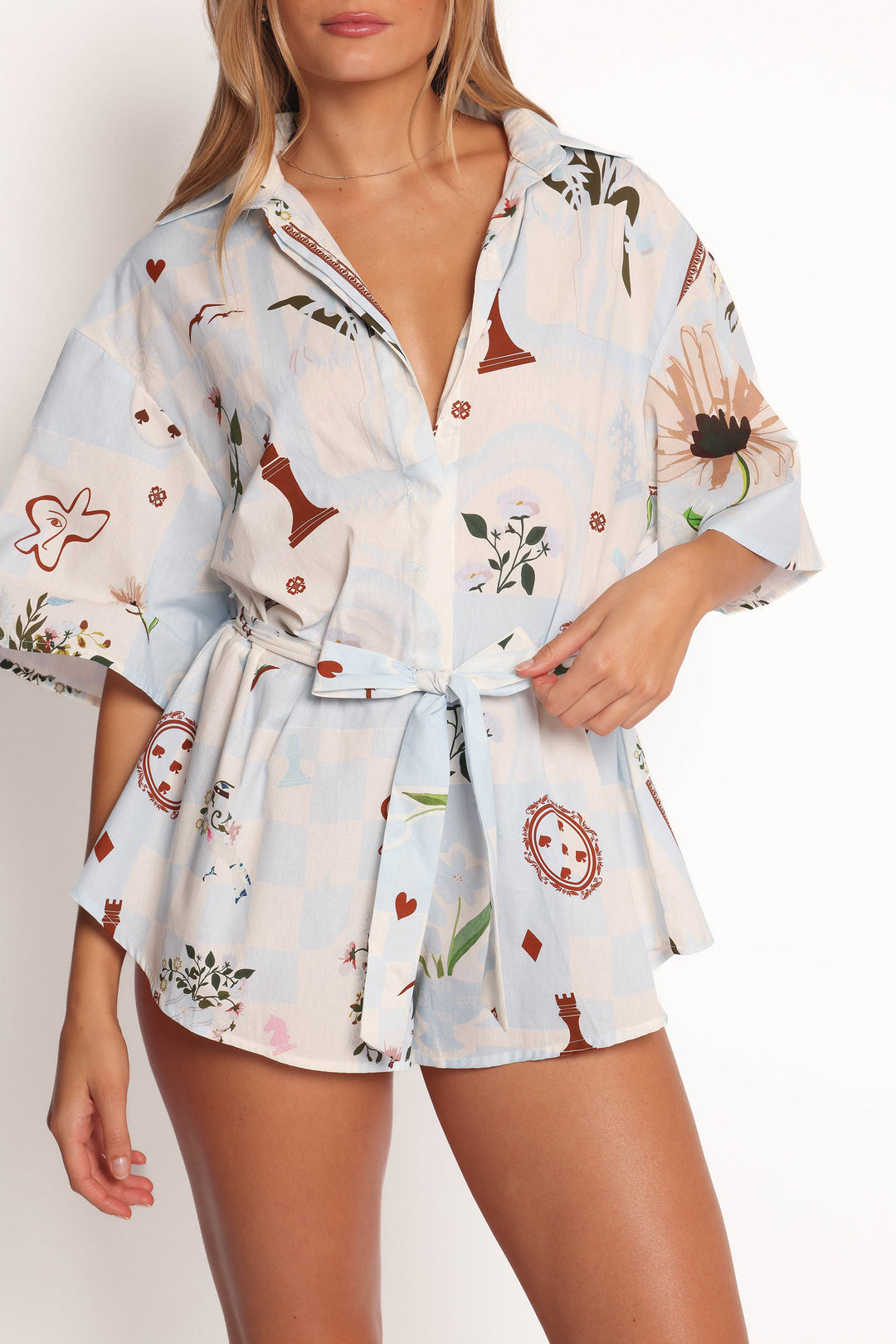 Amalea | Luftiger Blumen Jumpsuit