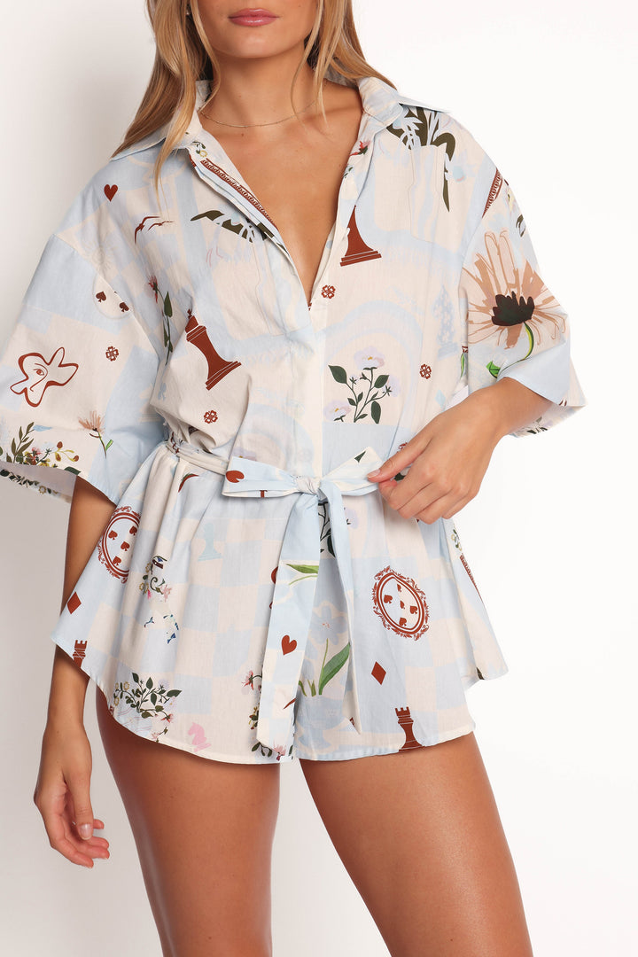 Amalea | Luftiger Blumen Jumpsuit