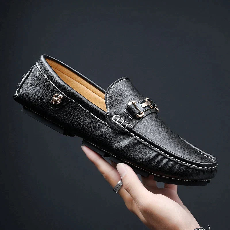 Rhone | Modische Leder-Slipper