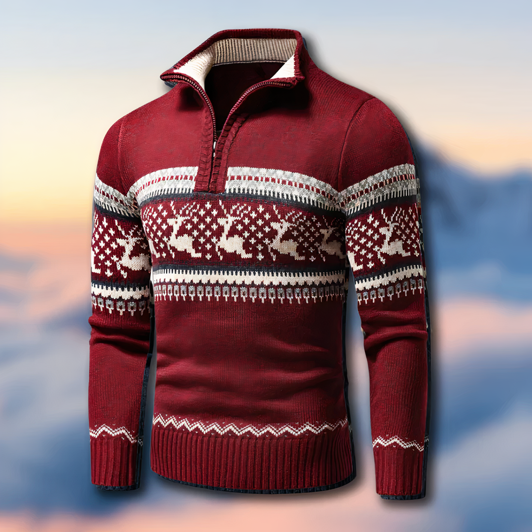 Sandrex | Strickpullover mit Reißverschluss