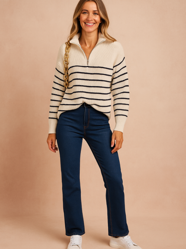 Mirissae | Damen Pullover mit Kragen