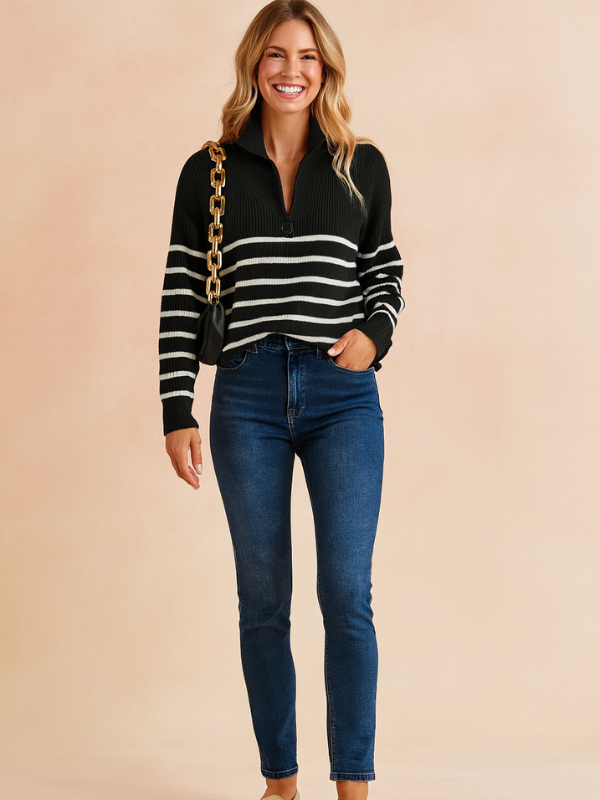 Mirissae | Damen Pullover mit Kragen