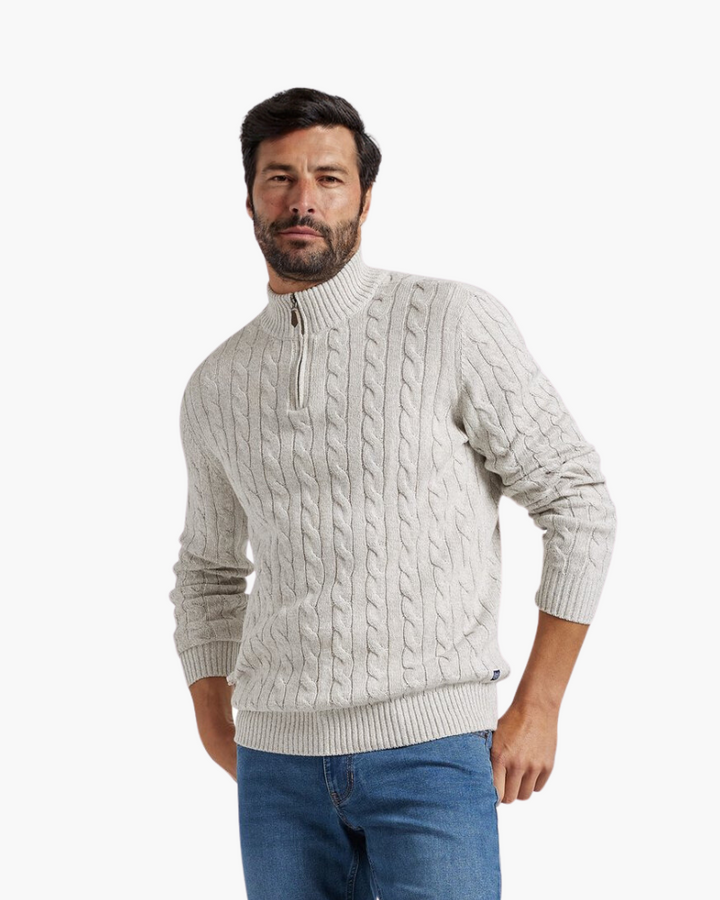 Aramis | Herren Strickpullover mit Reißverschluss