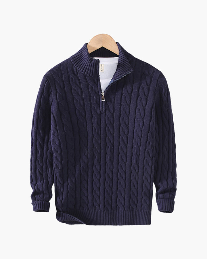 Aramis | Herren Strickpullover mit Reißverschluss