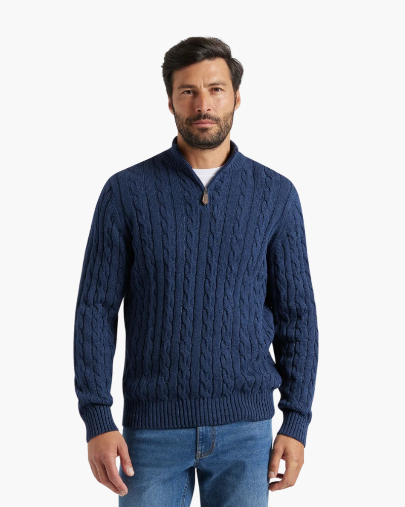 Aramis | Herren Strickpullover mit Reißverschluss