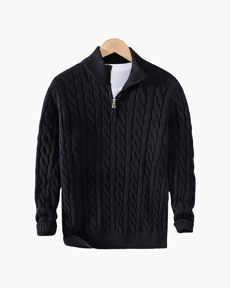 Aramis | Herren Strickpullover mit Reißverschluss
