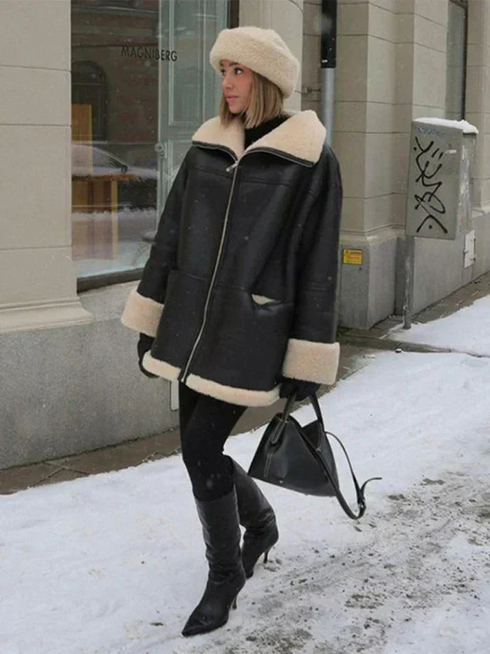 Janeth | Winterjacke mit Kunstfell