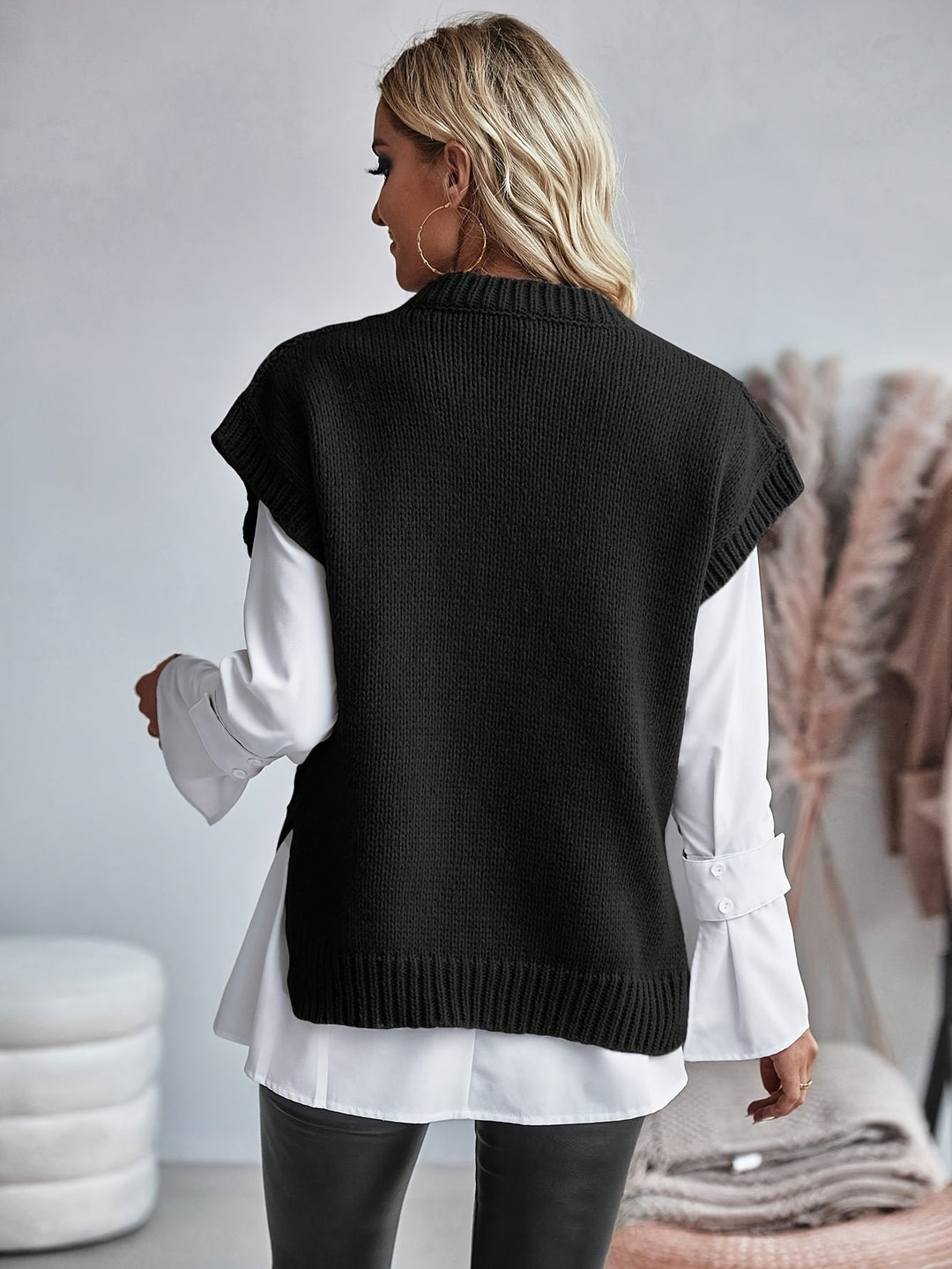 Oriolda | Modisches gestricktes Spencertop