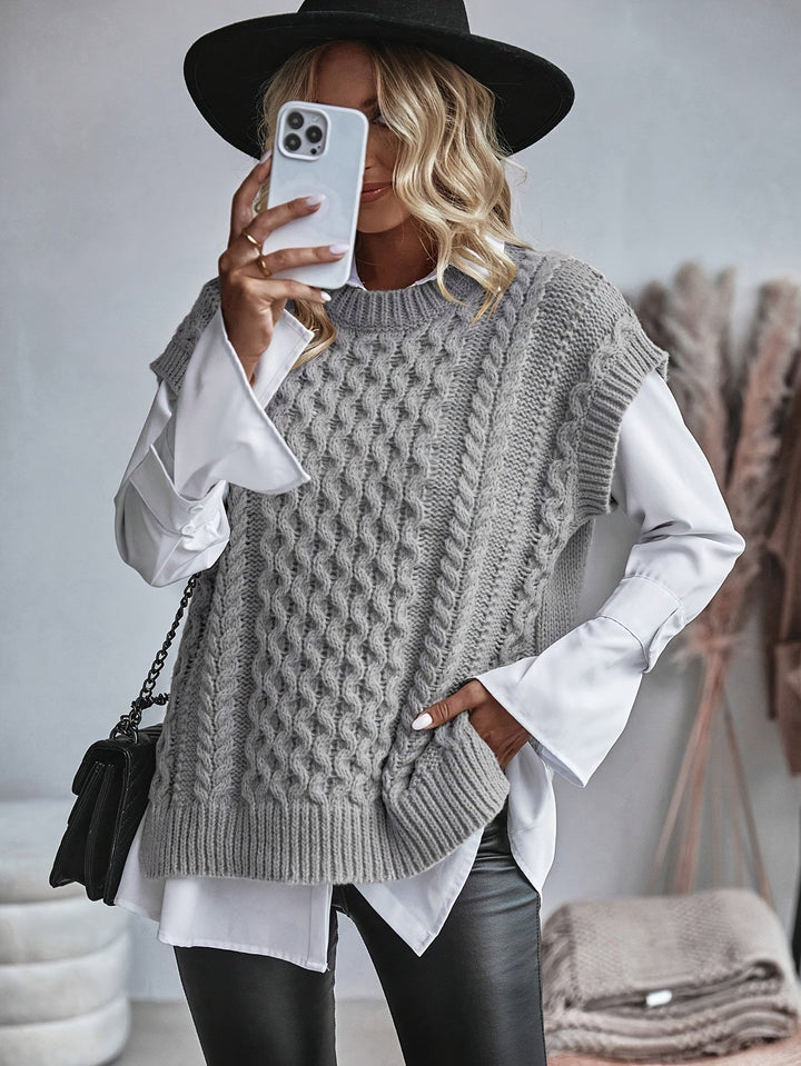 Oriolda | Modisches gestricktes Spencertop