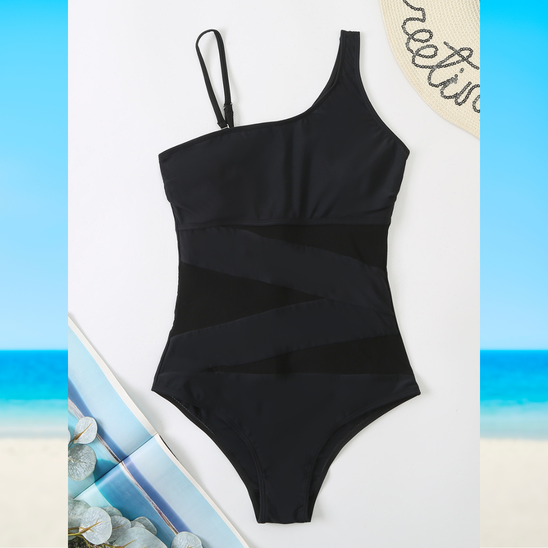 Wilara | Cut-Out Badeanzug mit Transparenz