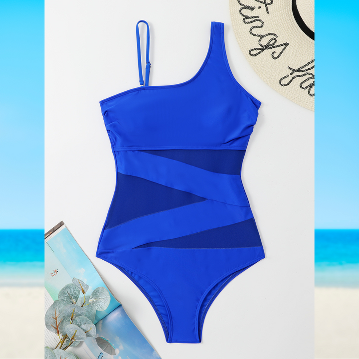 Wilara | Cut-Out Badeanzug mit Transparenz