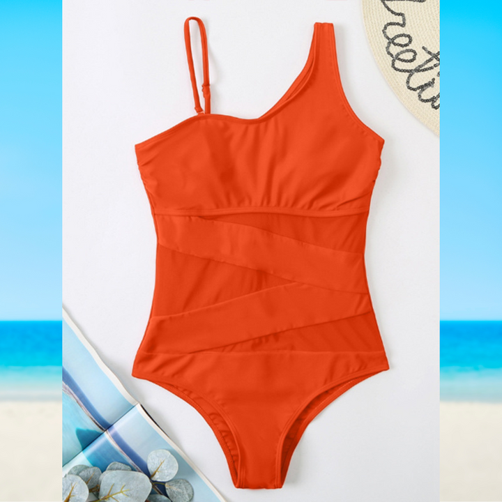 Wilara | Cut-Out Badeanzug mit Transparenz