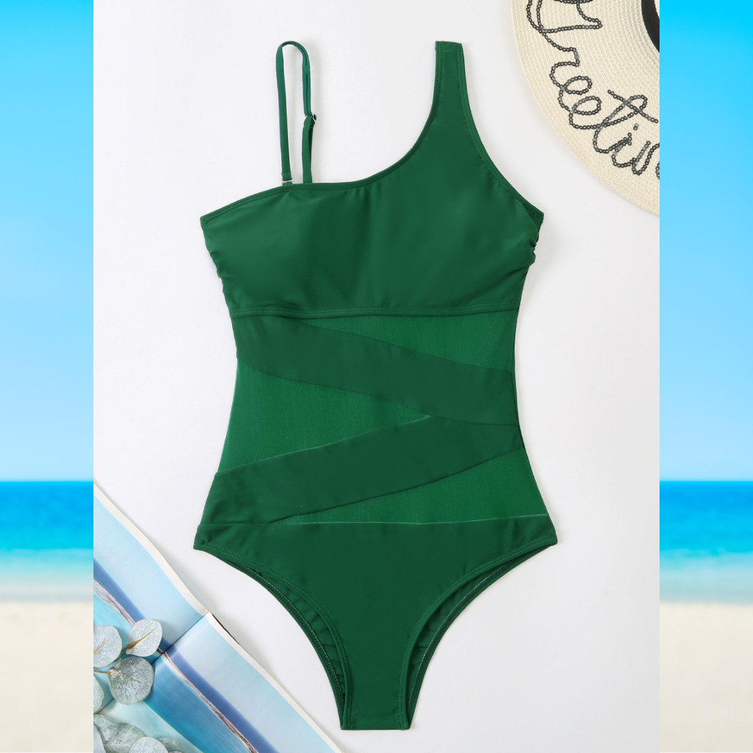 Wilara | Cut-Out Badeanzug mit Transparenz