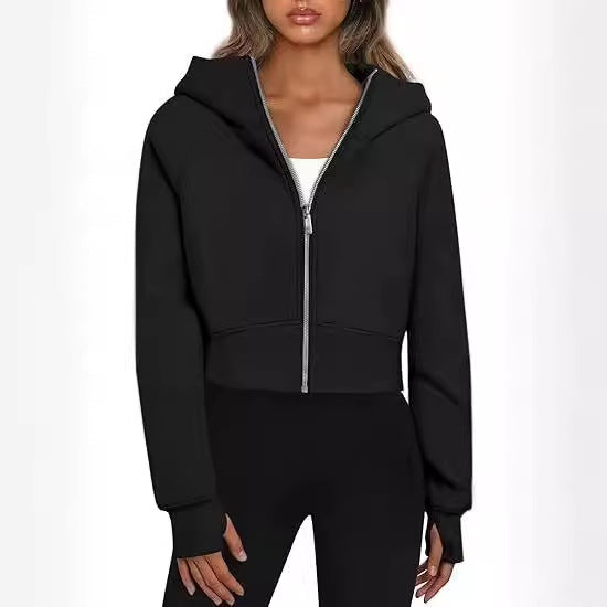 Shaira | Kurzhoodie mit Reißverschluss