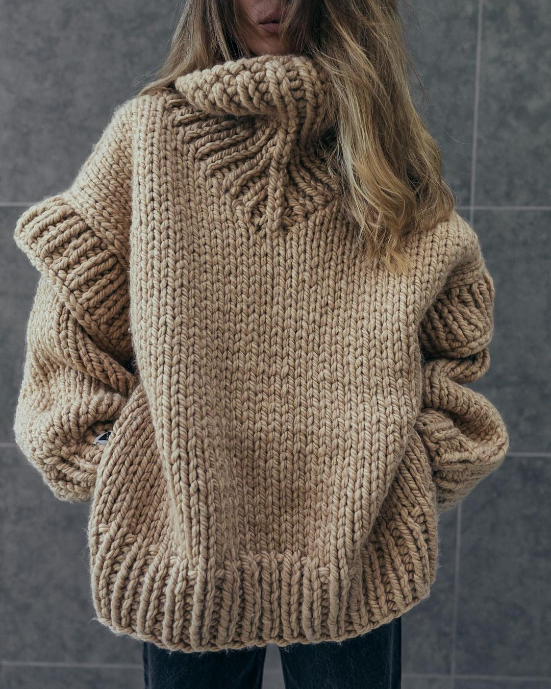 Trinora | Bequemer Strickpullover Damen