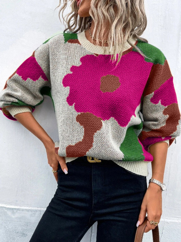 Adrastea | Bunter Damen Strickpullover