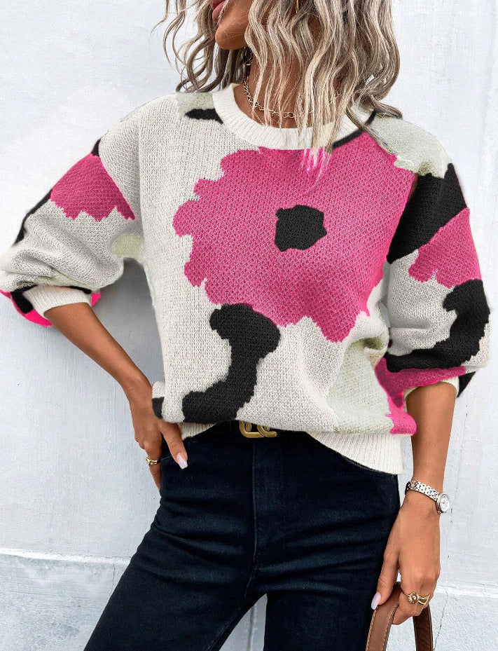 Adrastea | Bunter Damen Strickpullover