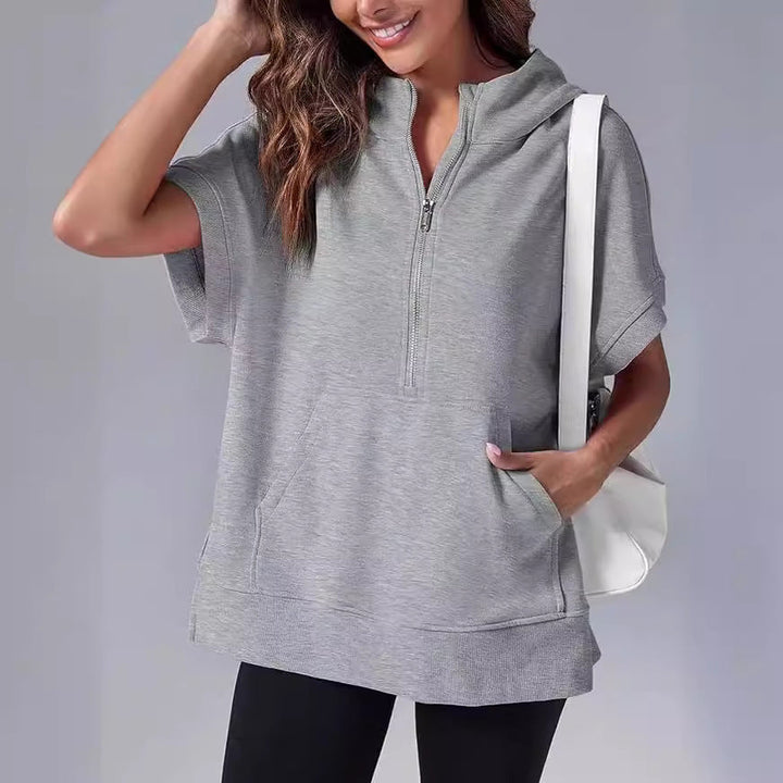 Kyline | Oversize Hoodie mit Kurzarm