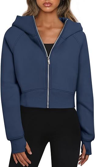 Shaira | Kurzhoodie mit Reißverschluss