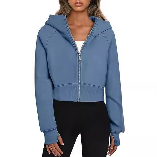 Shaira | Kurzhoodie mit Reißverschluss