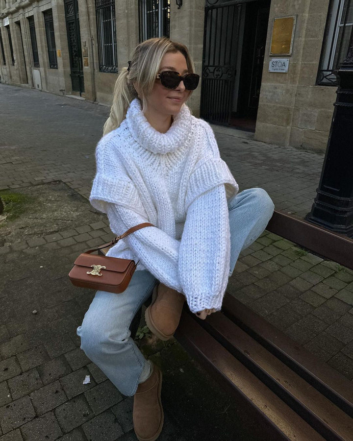Trinora | Bequemer Strickpullover Damen