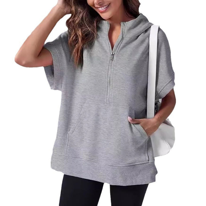Kyline | Oversize Hoodie mit Kurzarm