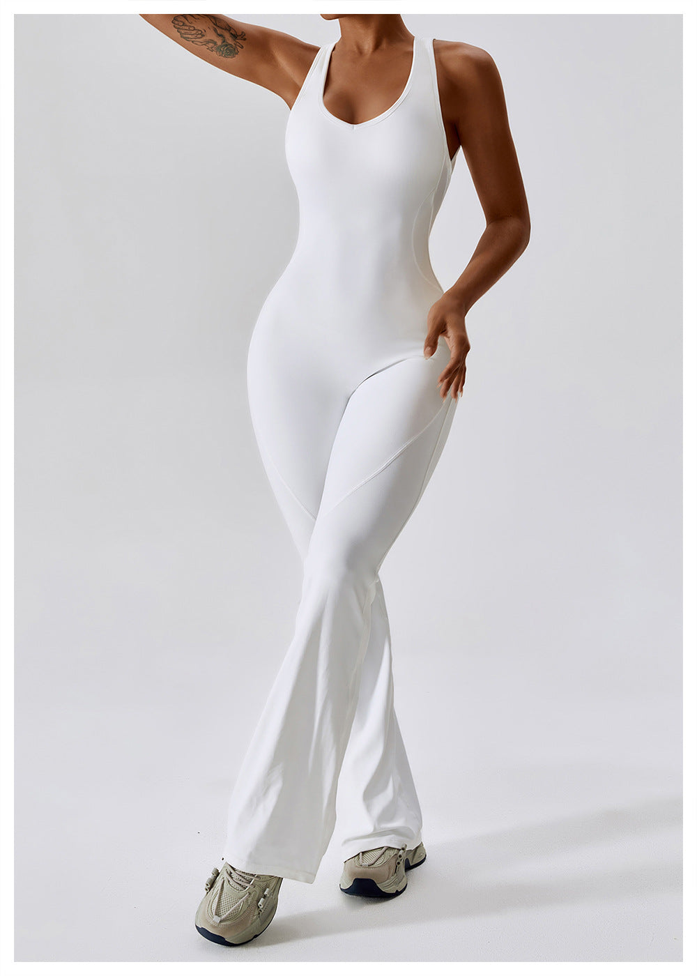 Wilessa | Eleganter V-Ausschnitt Jumpsuit