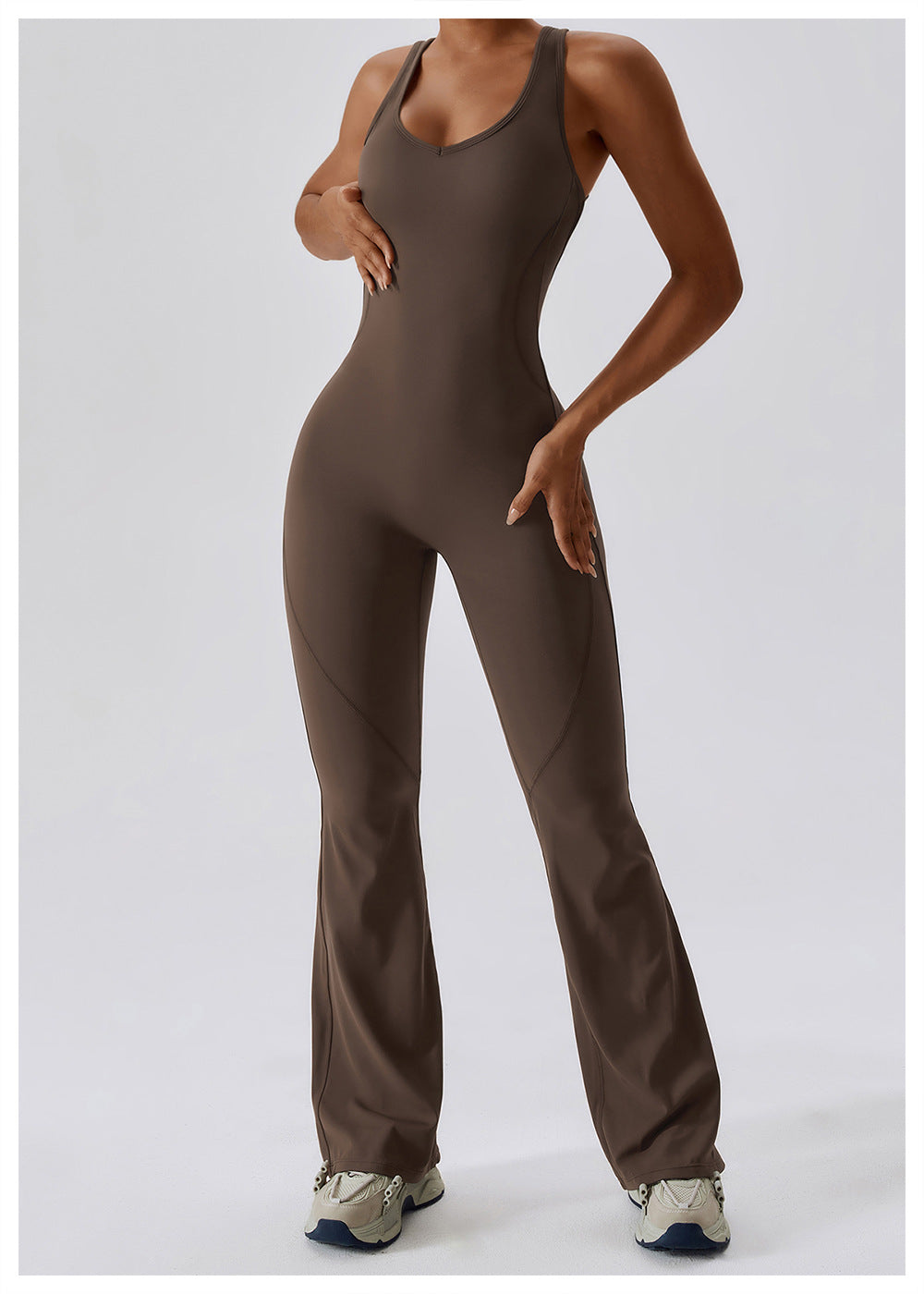 Wilessa | Eleganter V-Ausschnitt Jumpsuit