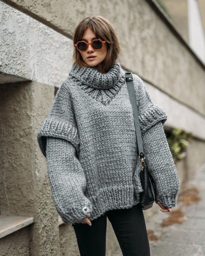 Trinora | Bequemer Strickpullover Damen