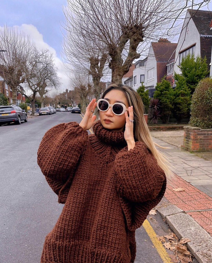 Trinora | Bequemer Strickpullover Damen