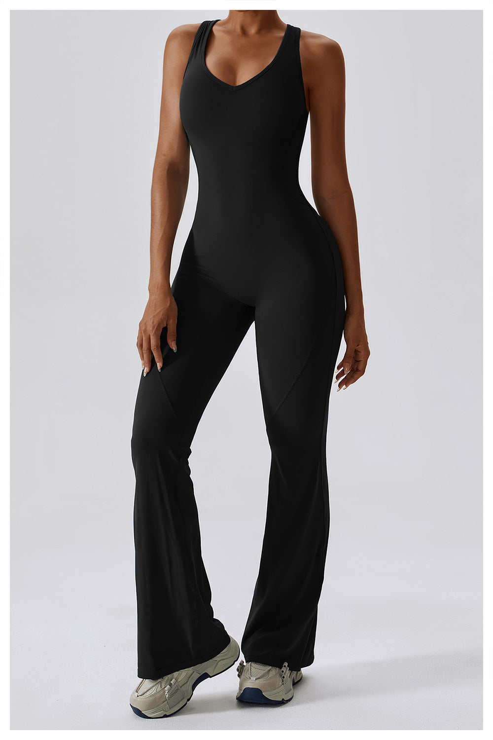 Wilessa | Eleganter V-Ausschnitt Jumpsuit