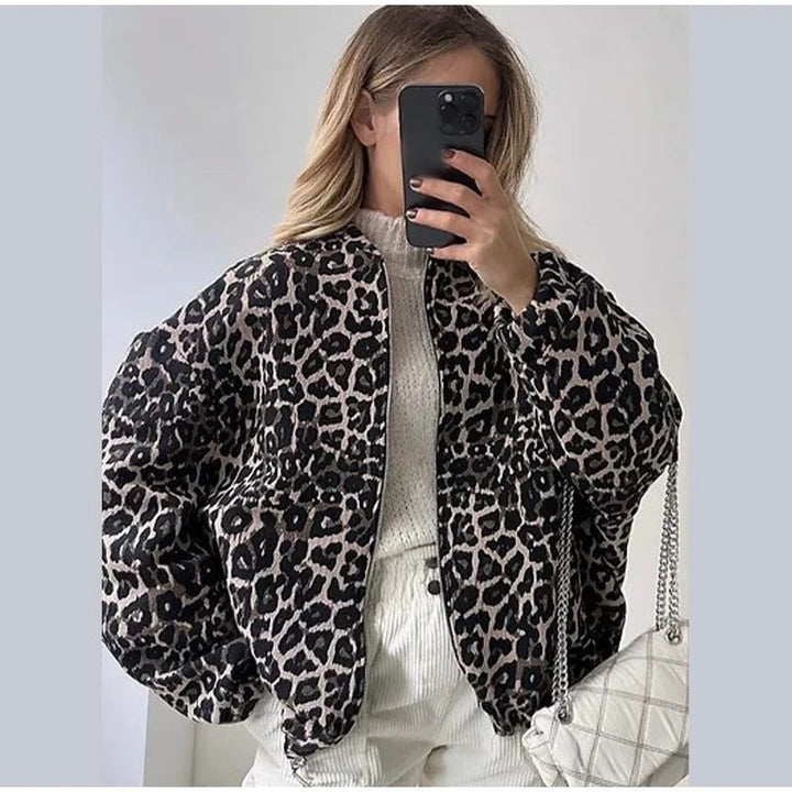 Rochie | Oversize Jacke mit Print