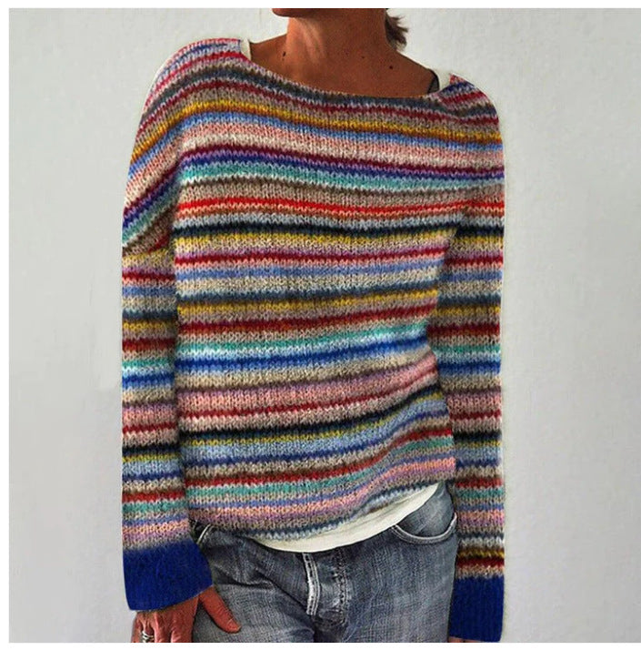 Angela | Gemusterter Damenpullover