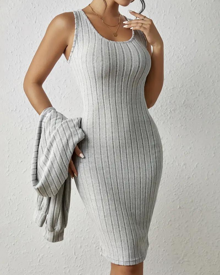 Kivela | Strick Kleid & Cardigan Set