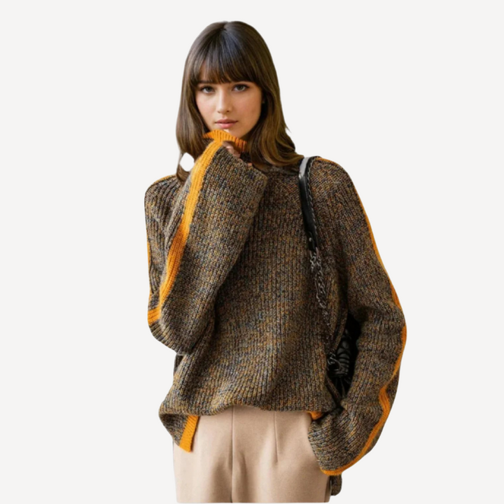 Kellina | Eleganter gestrickter Rollkragenpullover für Damen