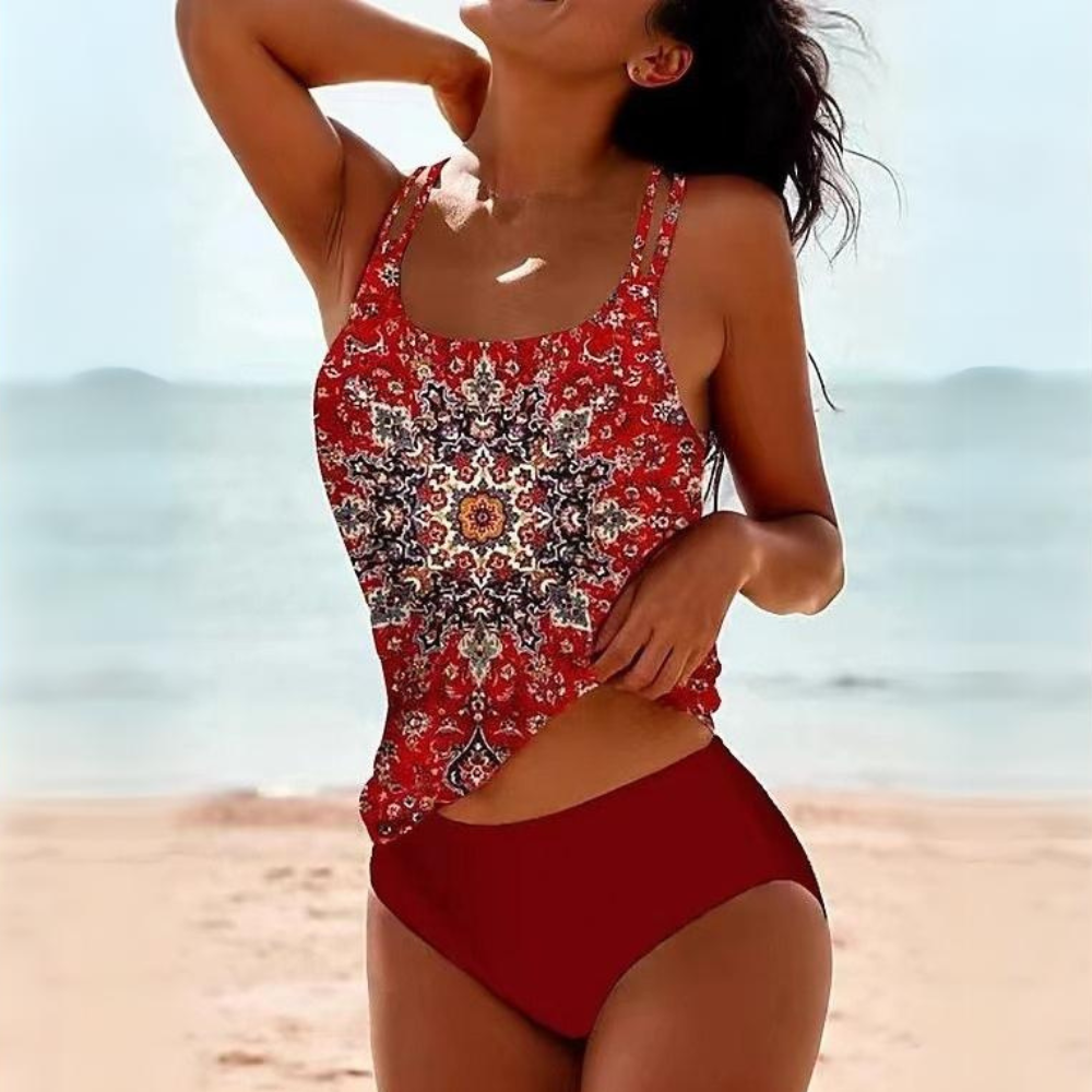 Falelle | Zweiteiliger Tankini-Badeanzug
