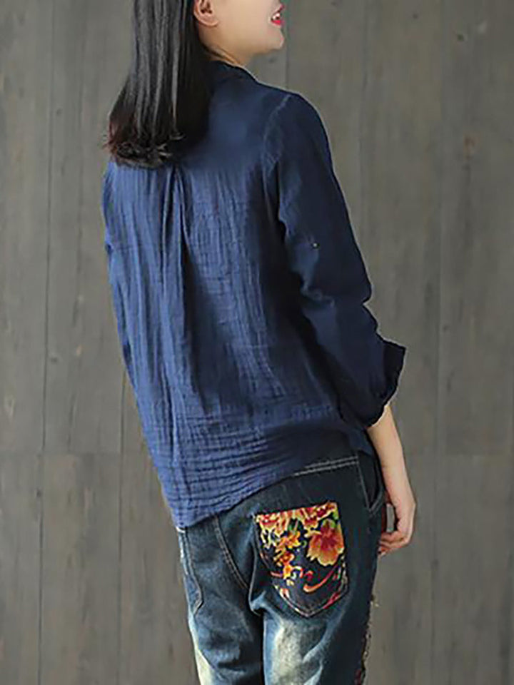 Pazia | Plus Size Baumwollhemd