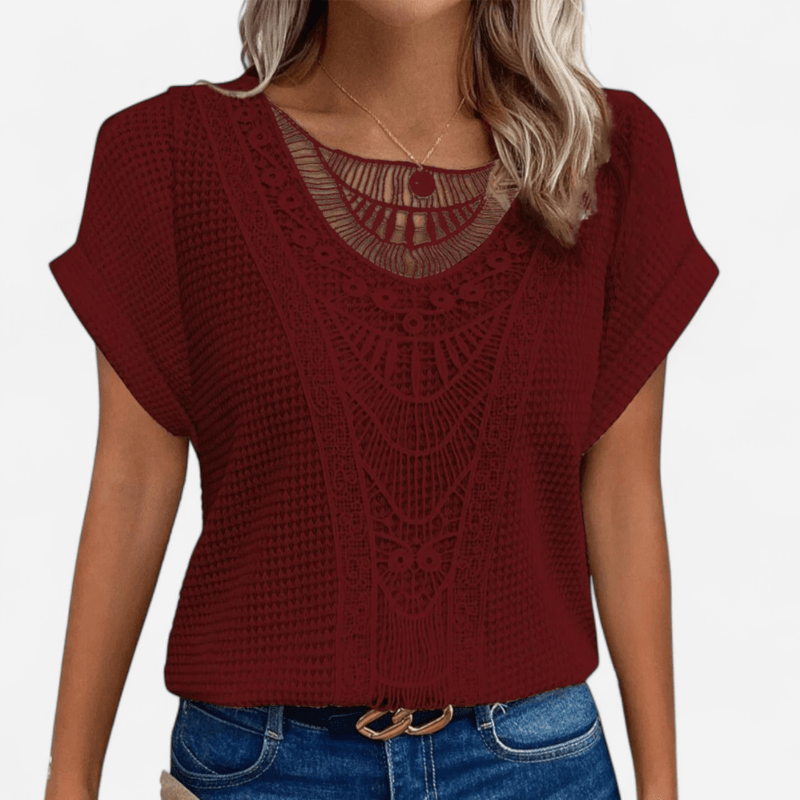 Amarine | Elegante Baumwollbluse Damen