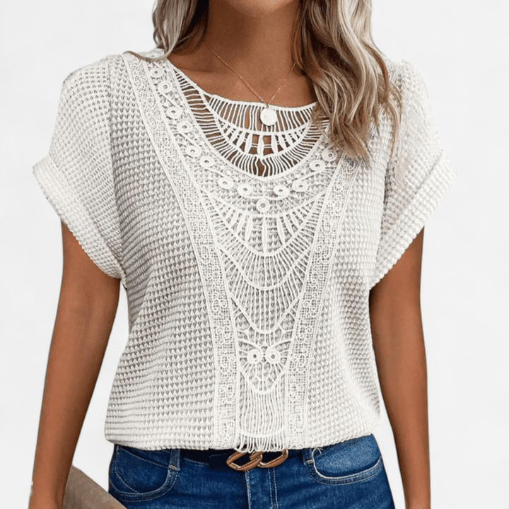 Amarine | Elegante Baumwollbluse Damen
