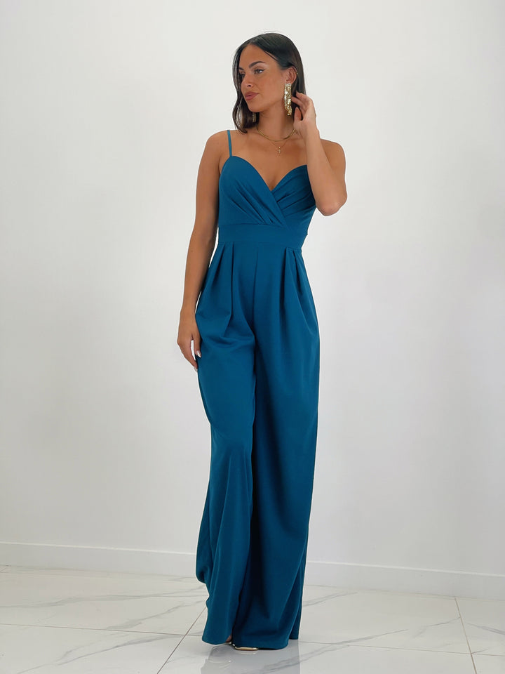 Ivanya | Krepp-Overall mit Abnähern