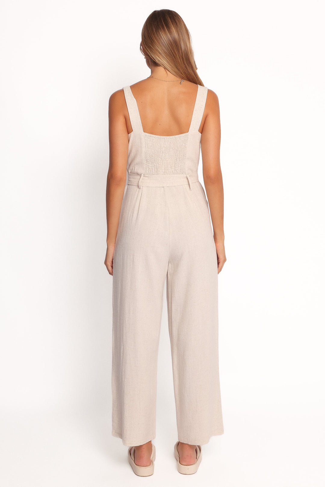 Jeralee | Eleganter Leinen-Jumpsuit