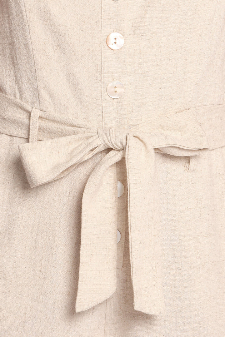 Jeralee | Eleganter Leinen-Jumpsuit