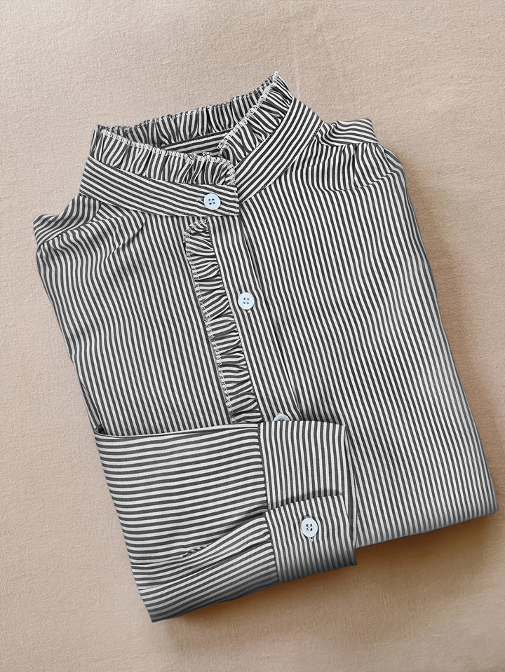 Reneta | Gestreifte Damenbluse elegant