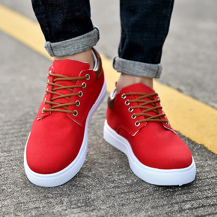 Wylan | Robuste Herren-Turnschuhe mit weißer Sohle